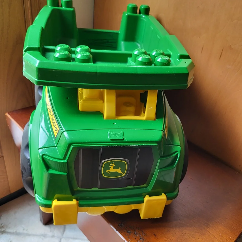 LARGE John Deere Mega Blocks Dump Truck